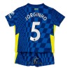 Officiële Voetbalshirt + Korte Broek Chelsea Jorginho 5 Thuis 2021-22 - Kids